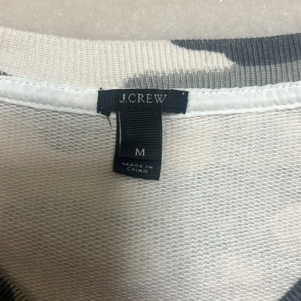 J.Crew camo crew neck